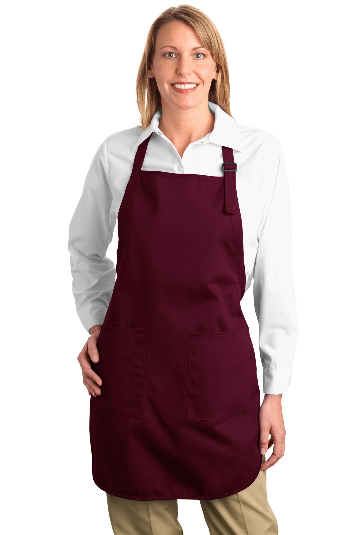 Port Authority Full-Length Apron with Pockets. A500 54