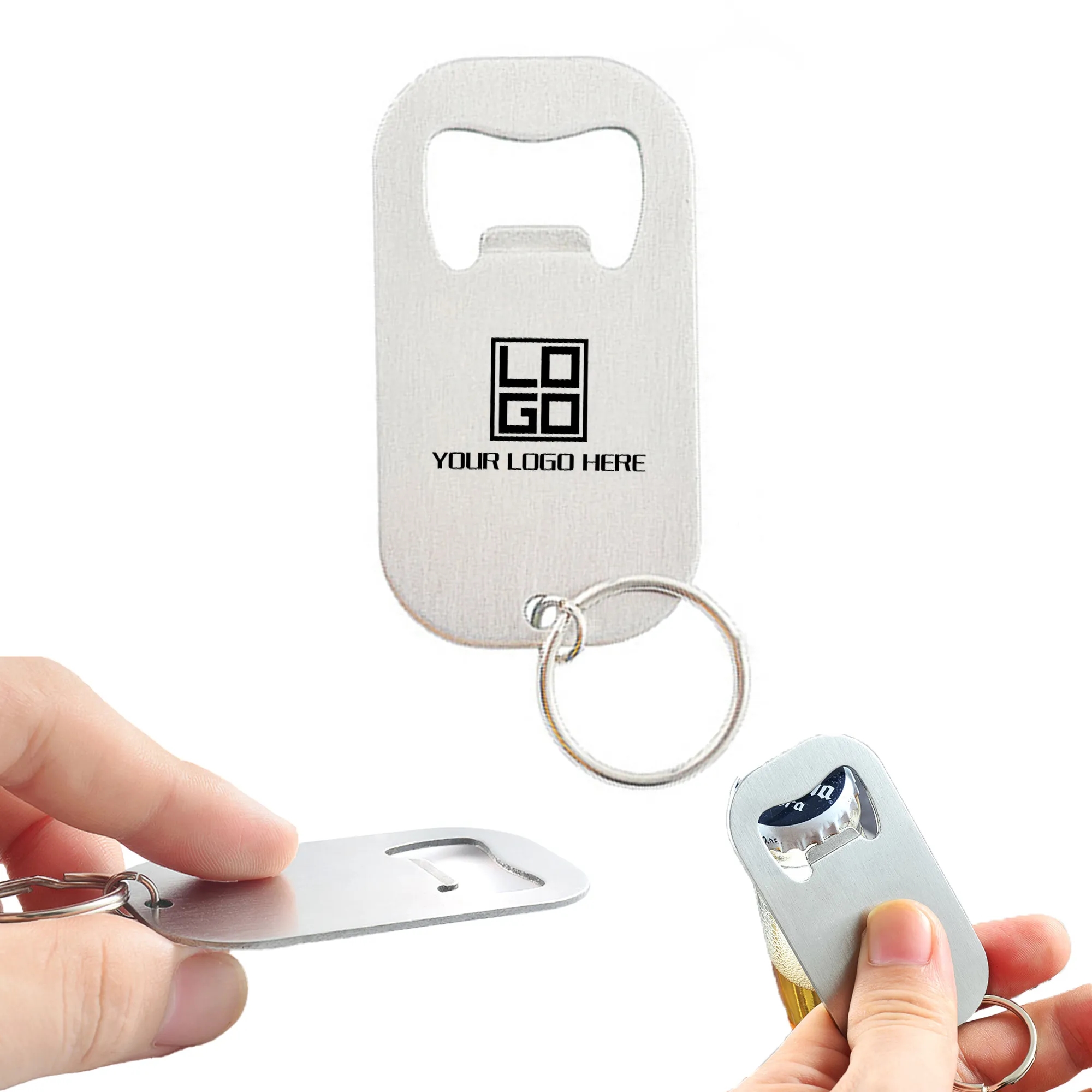 Stainless Steel Bottle Opener Keychains