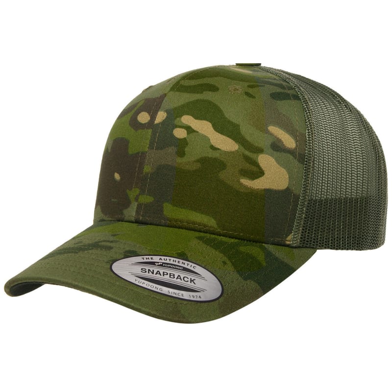 Yupoong YP Classics® Retro Trucker Multicam® Snapback 1