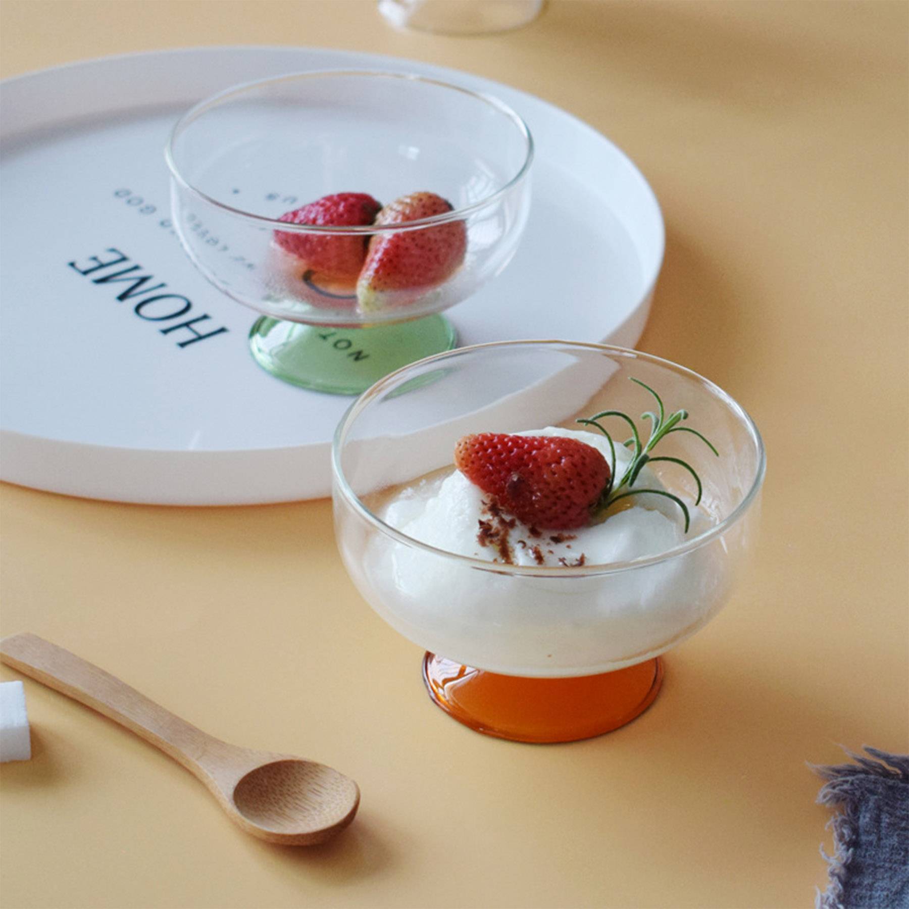 Glass dessert cup 5