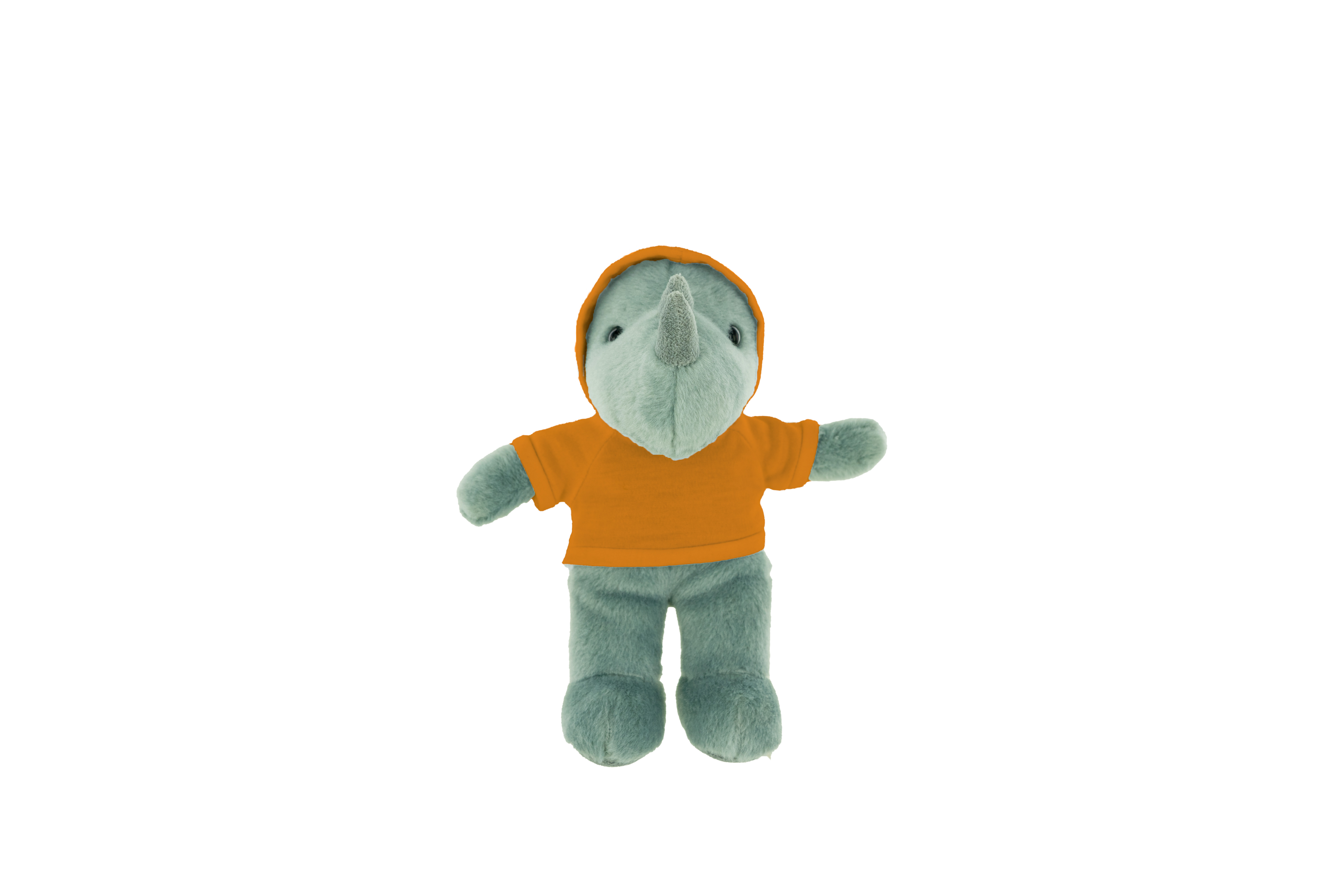 Plush Rhino with Hoodie 4