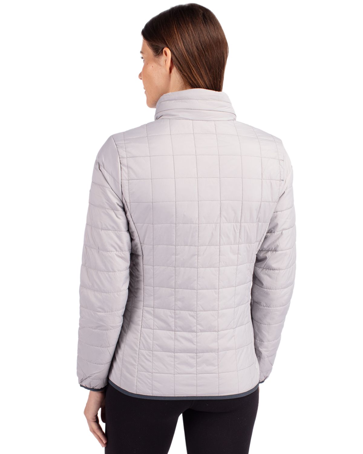 Cutter & Buck Rainier Recycled Insulated Puffer Womens Full Zip Jacket 88