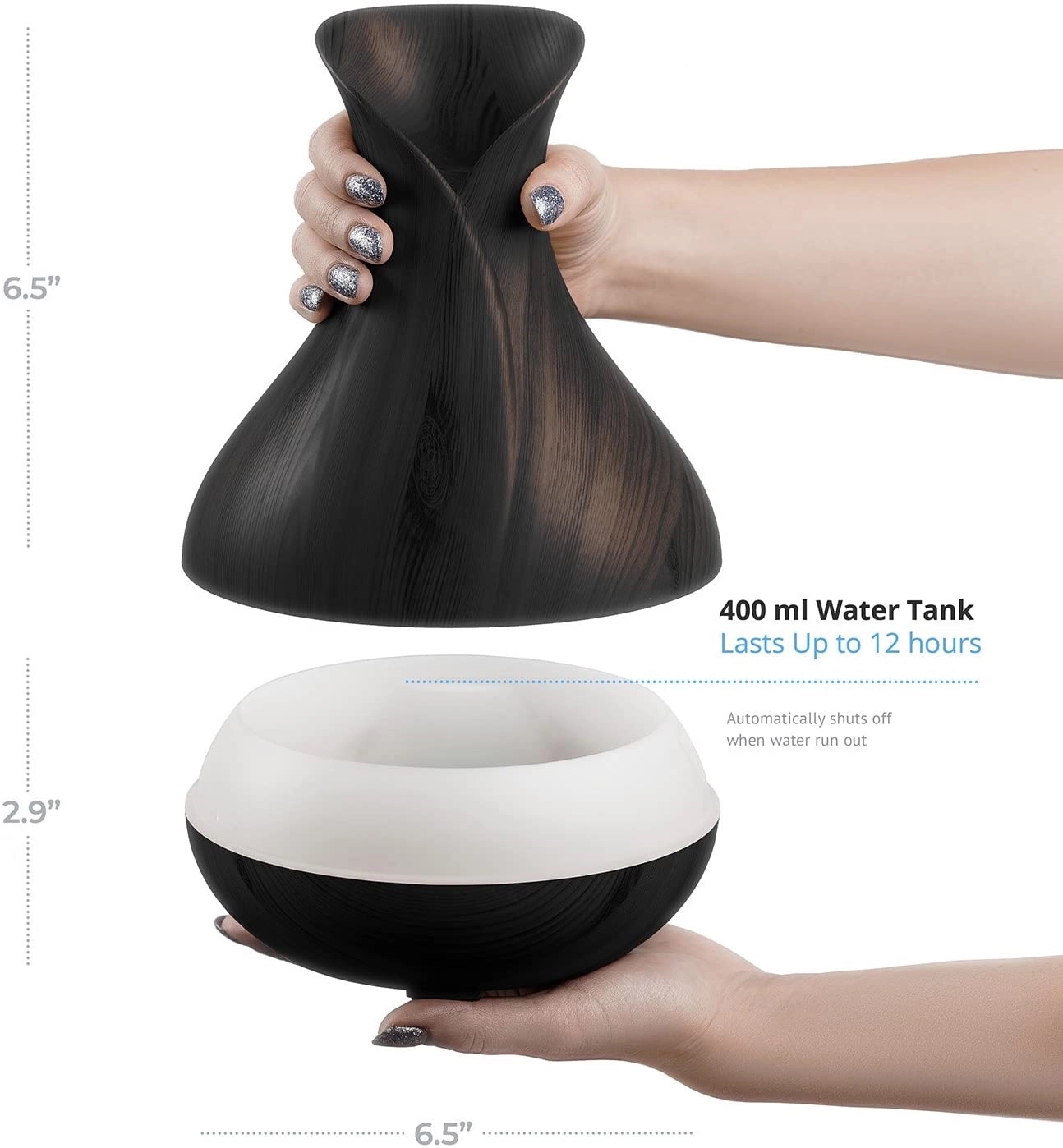 400ML Intelligence Essential Oil Diffuser Humidifier 7