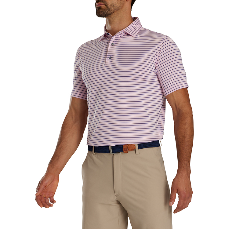 FootJoy ProDry Performance Classic Stripe- Athletic Fit Polo 8