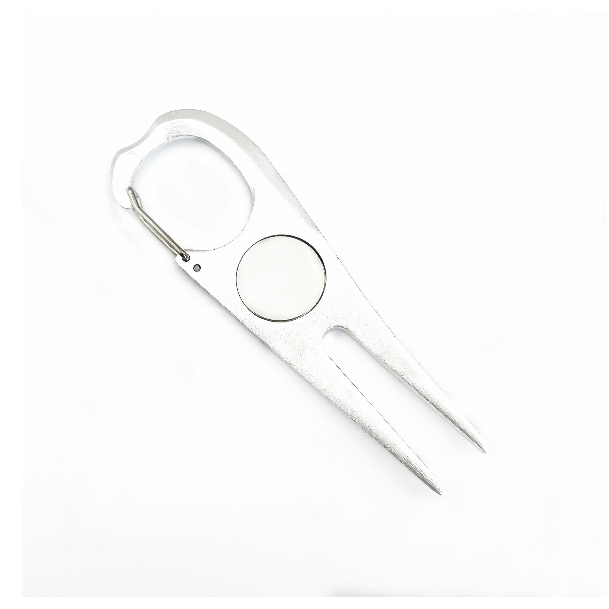 Aluminum Golf Divot Repair Tool With Magnetic Feature And Groove Cleaner 3