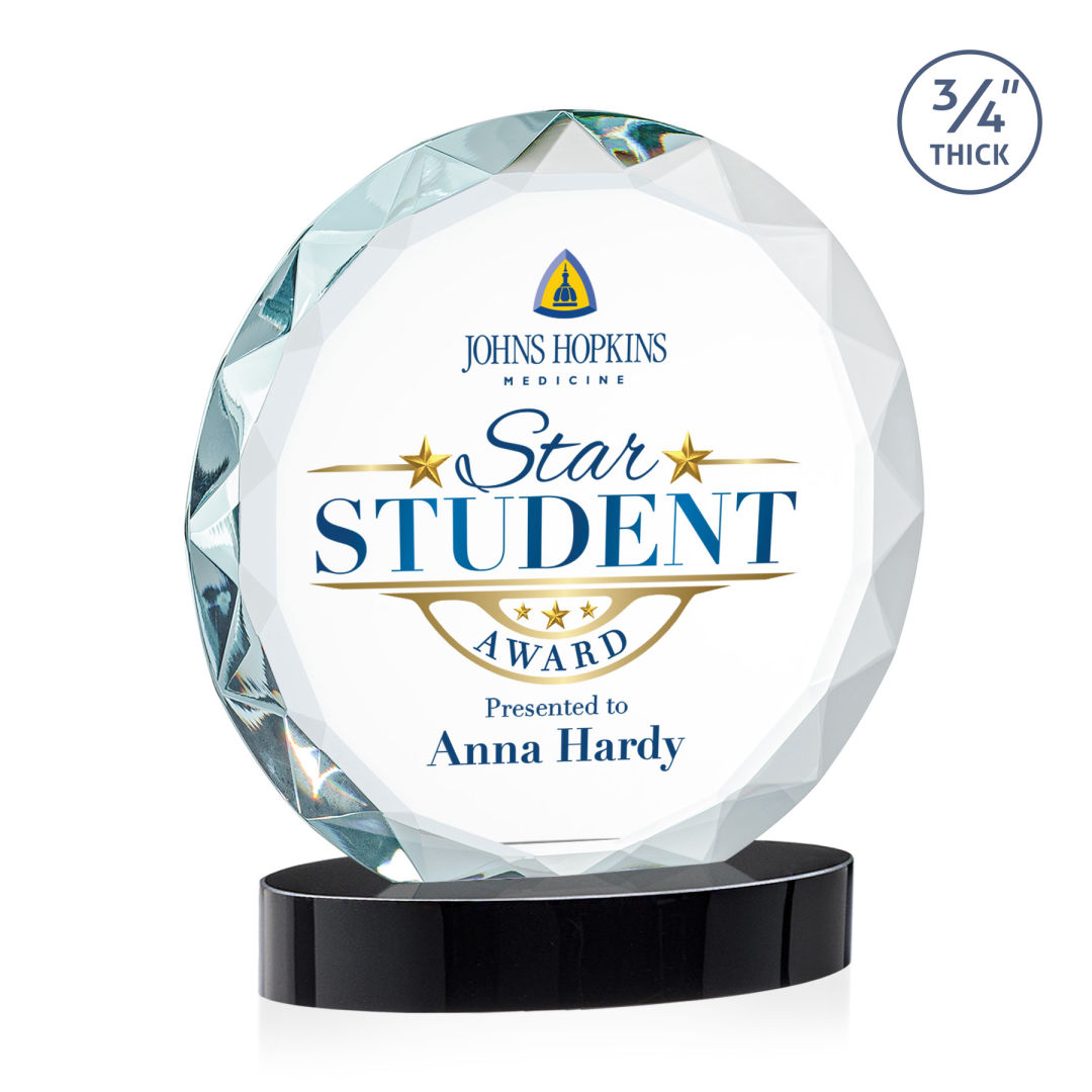 Centura VividPrint™ Award on Alberton Base - Black 6