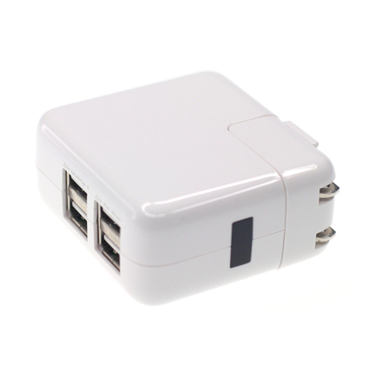 Logan USB Wall Plug Charger 4-port with foldable plug 9