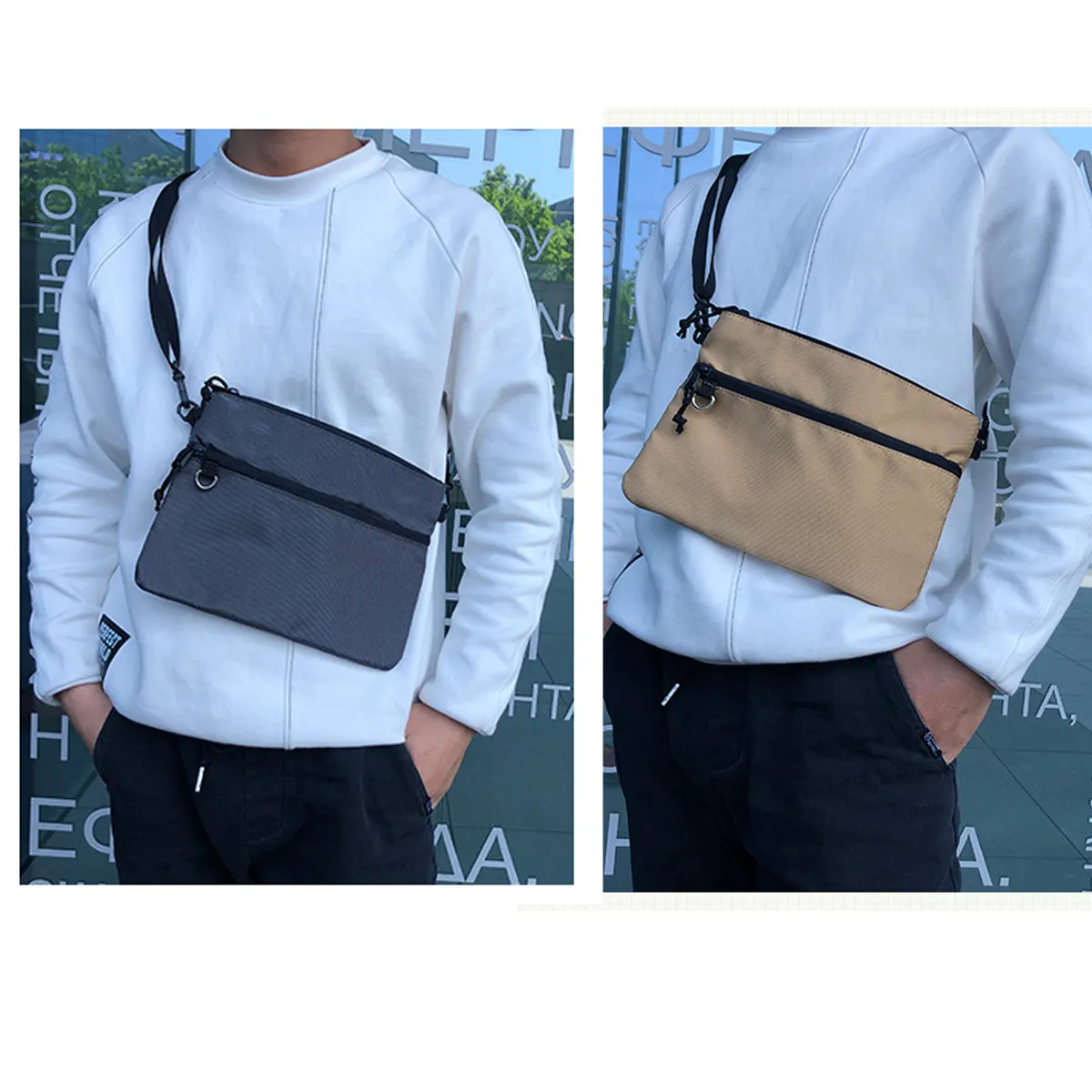 Custom Personalized Messenger Crossbody Shoulder Bag 7
