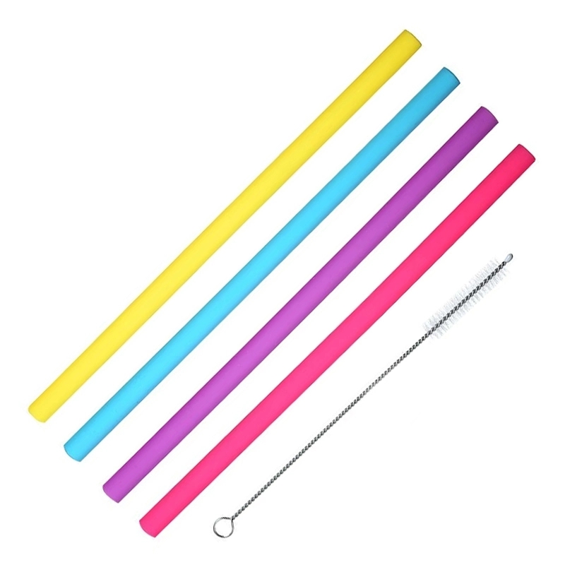 Straight Silicone Straw 4