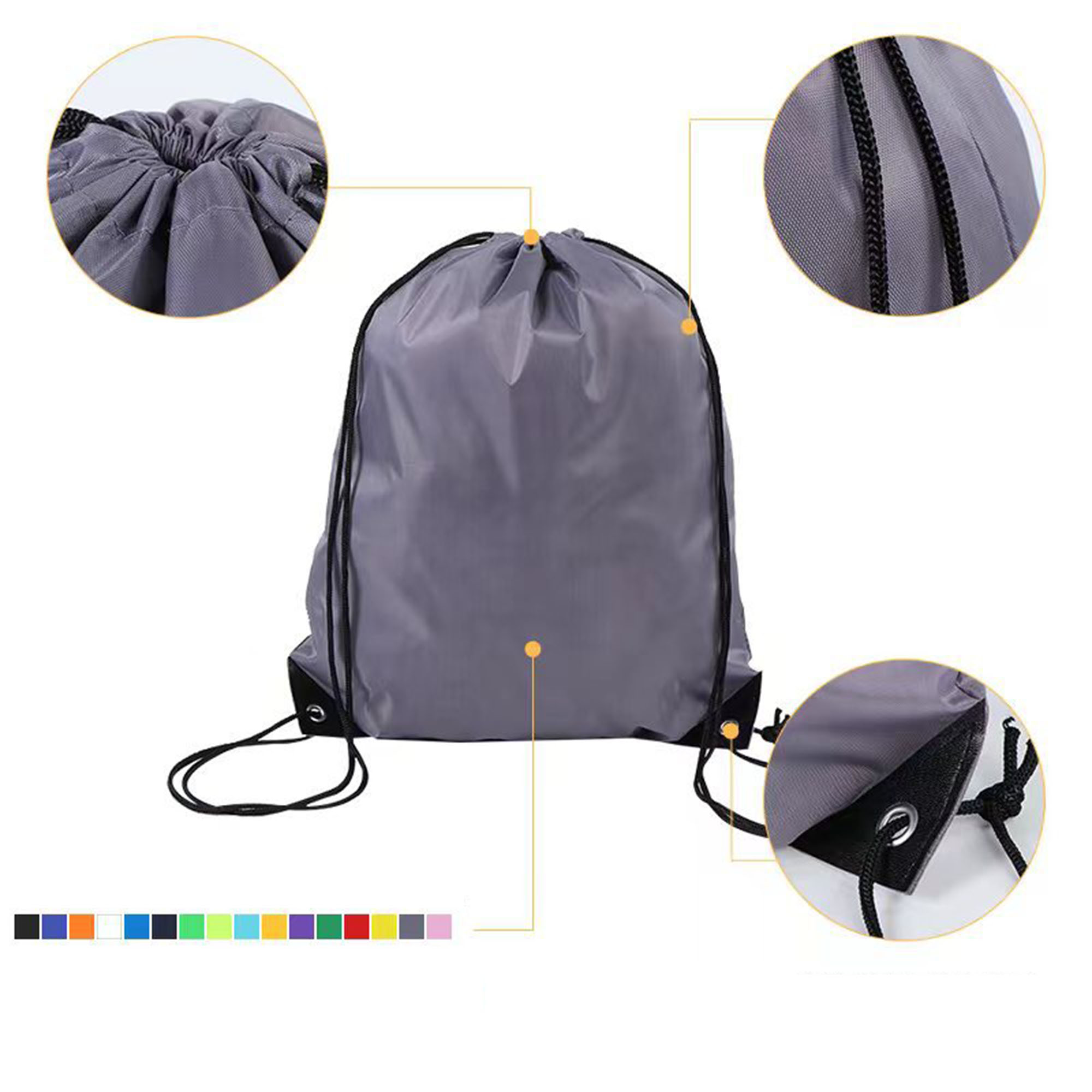Leisure Bag Drawstring Sport Oxford Cloth Portable 2