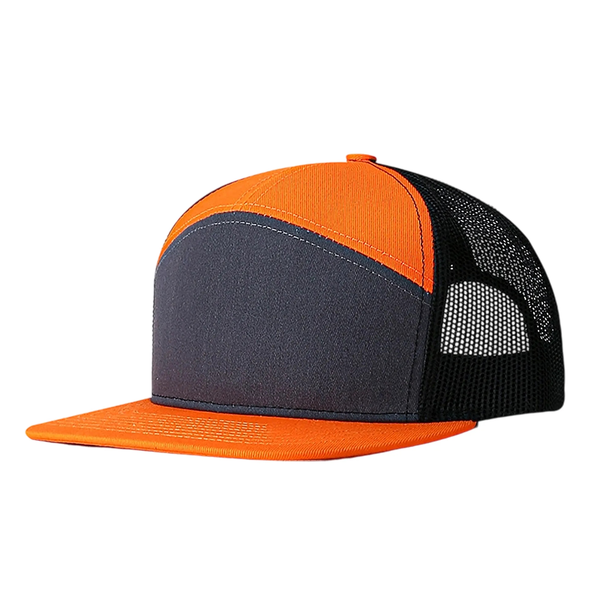 Adult Structured Flat Visor Snapback Cap 9
