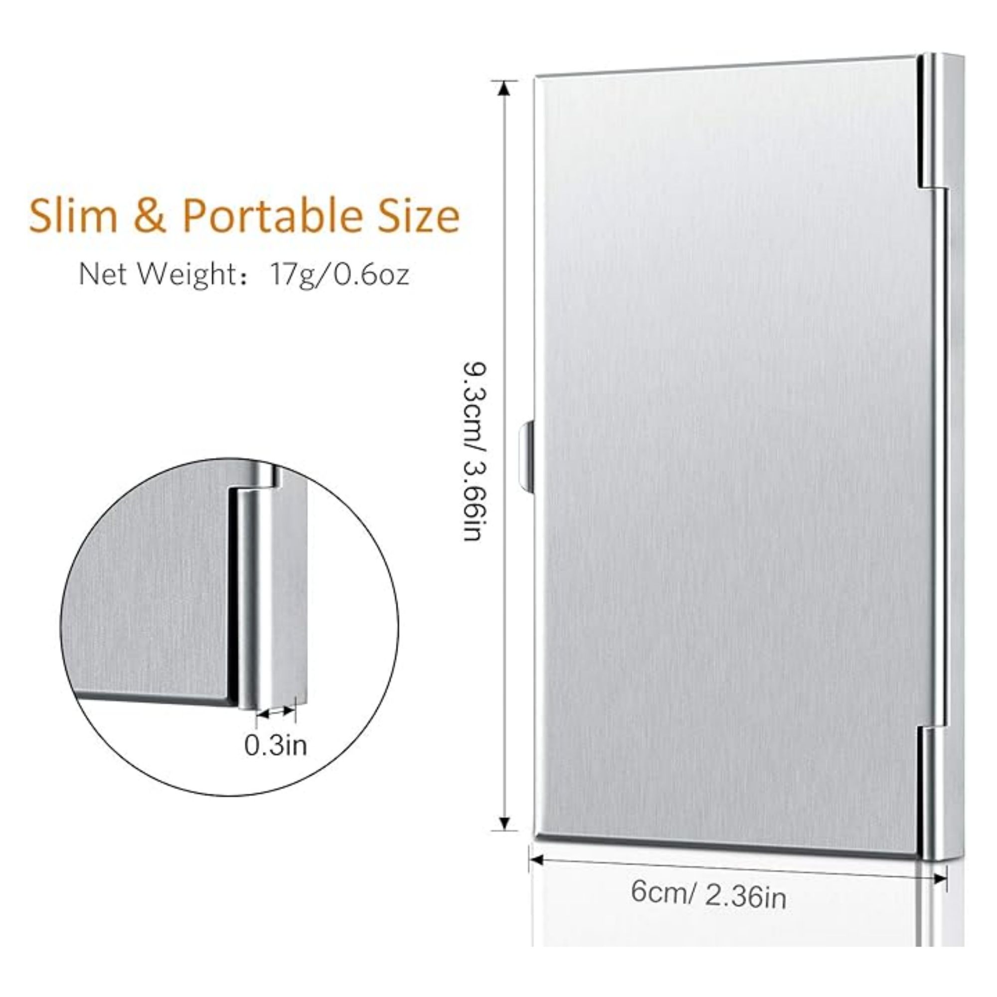 Aluminum Business Name Card Holder 3