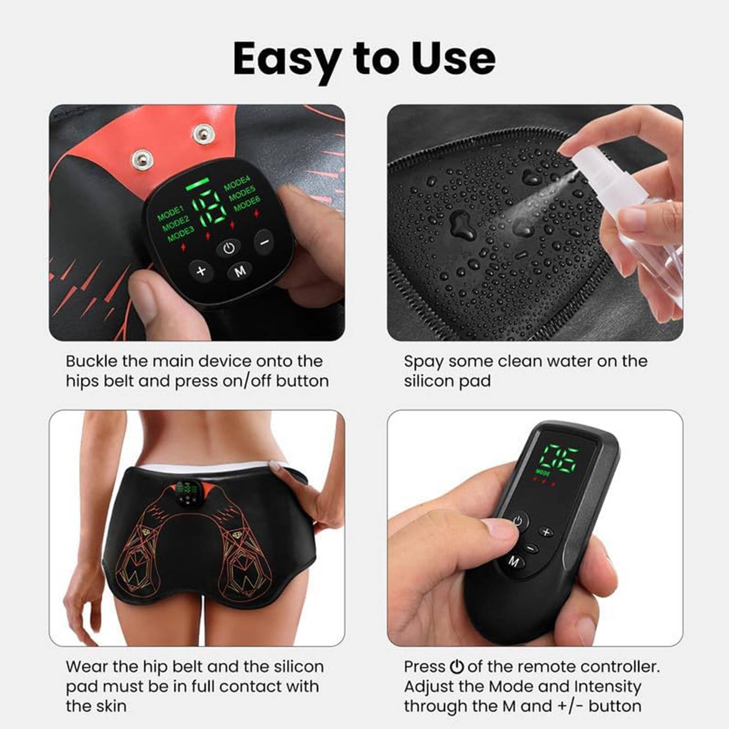 Adjustable Smart Shaping Fitness Hip Belt 4
