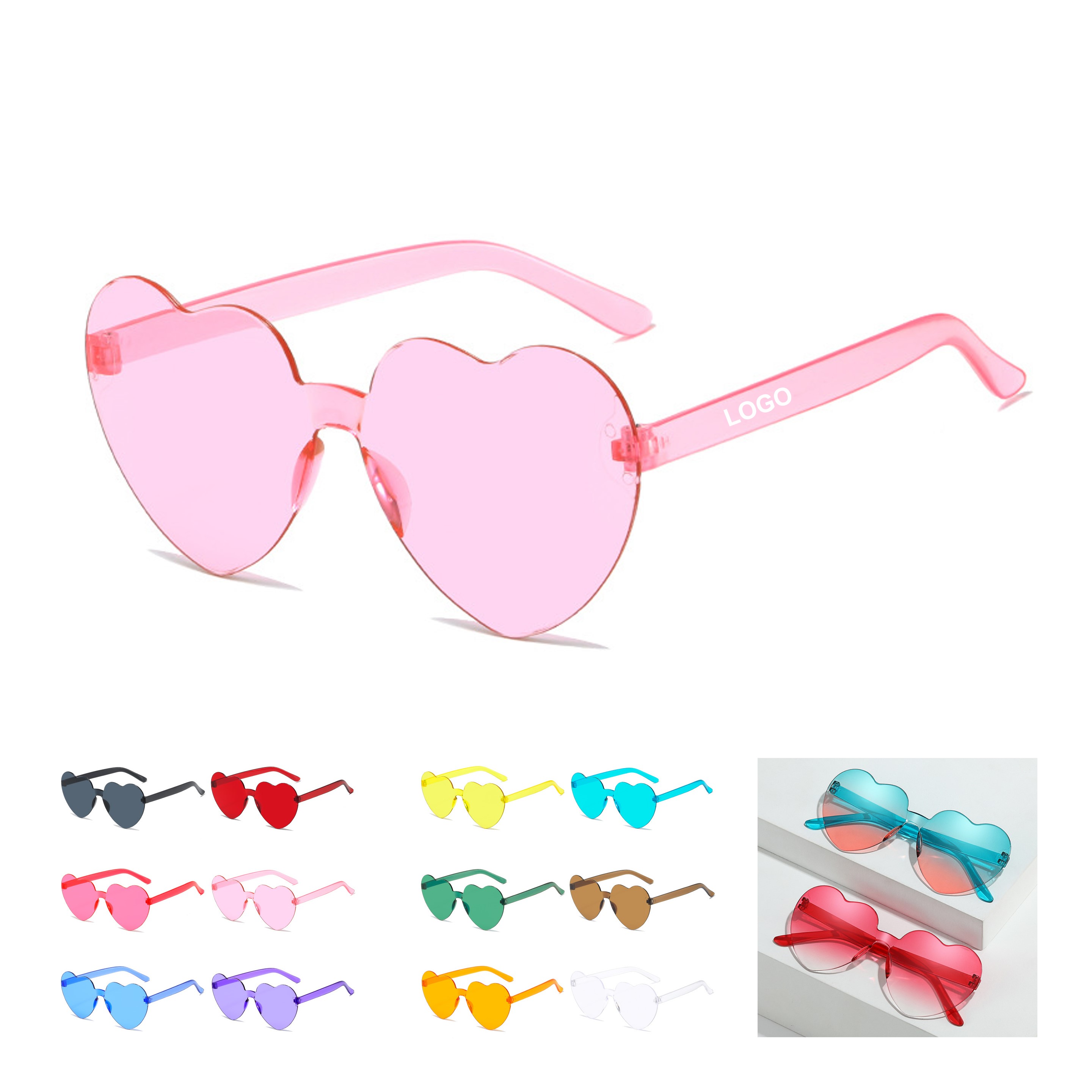 Heart Shaped Sunglasses (direct import) 2