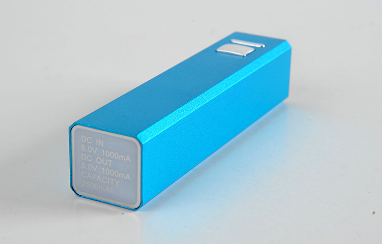 Portable Rectangular Lipstick Power Bank 2600 mAh 7
