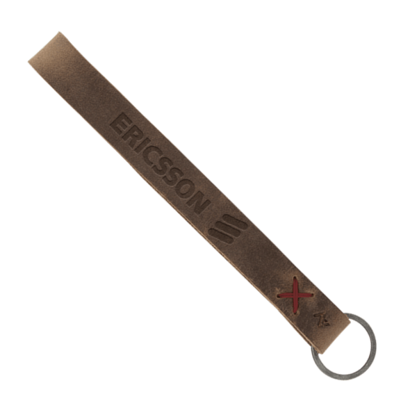 Hayward Leather Wrist Keychain with Metal Split-Ring 59
