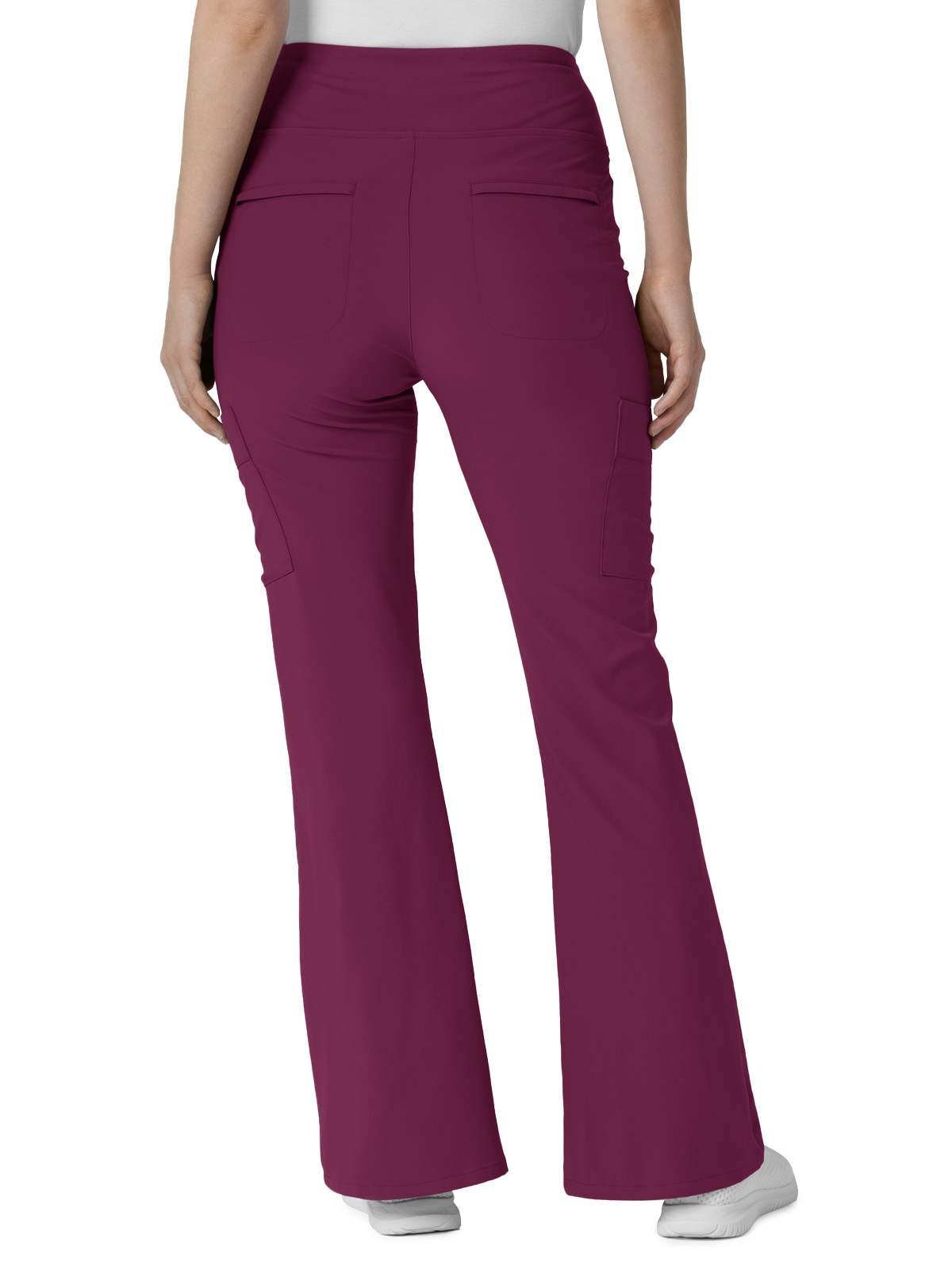 Wink - Renew - Women's Seven-Pocket Front Slit Flare Pant 8
