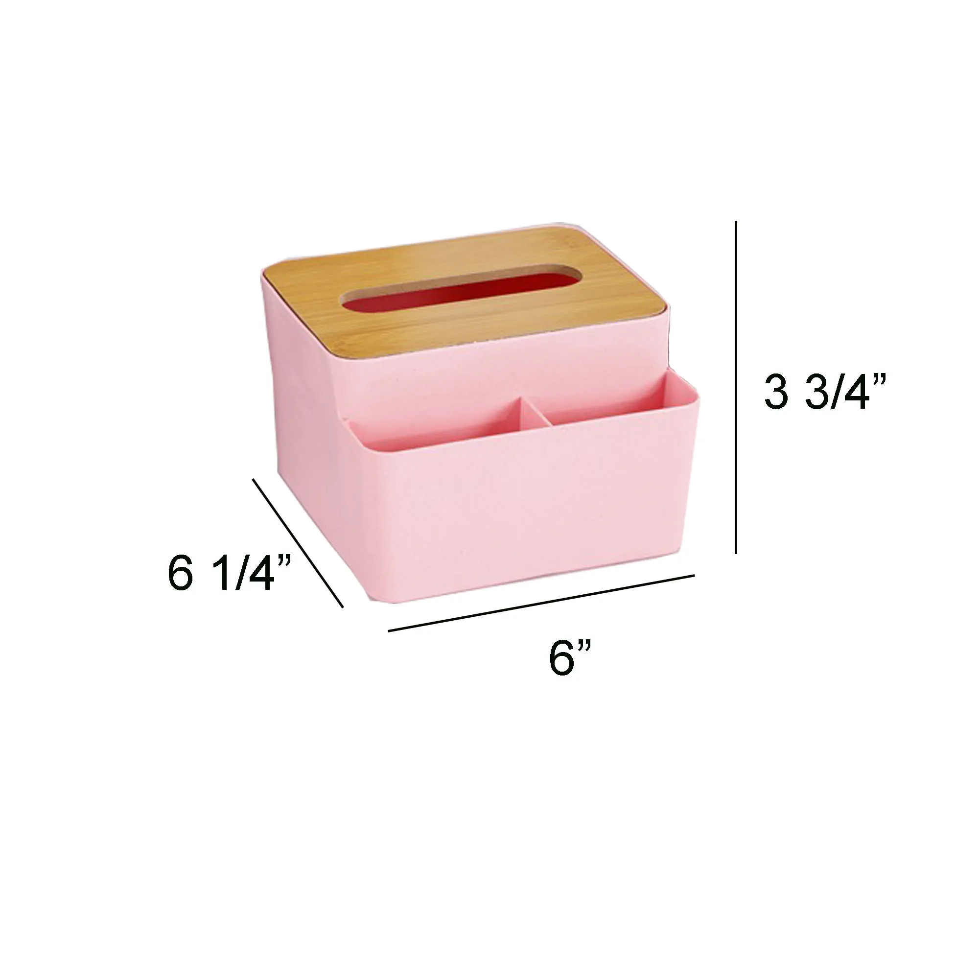 Spot Square Plastic Desktop Tissue Box 3