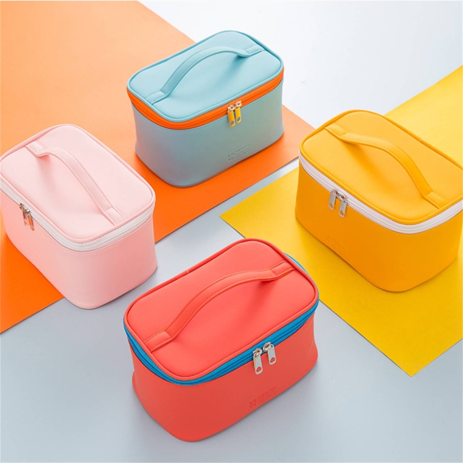 PU Leather Portable Cosmetics Bag 4