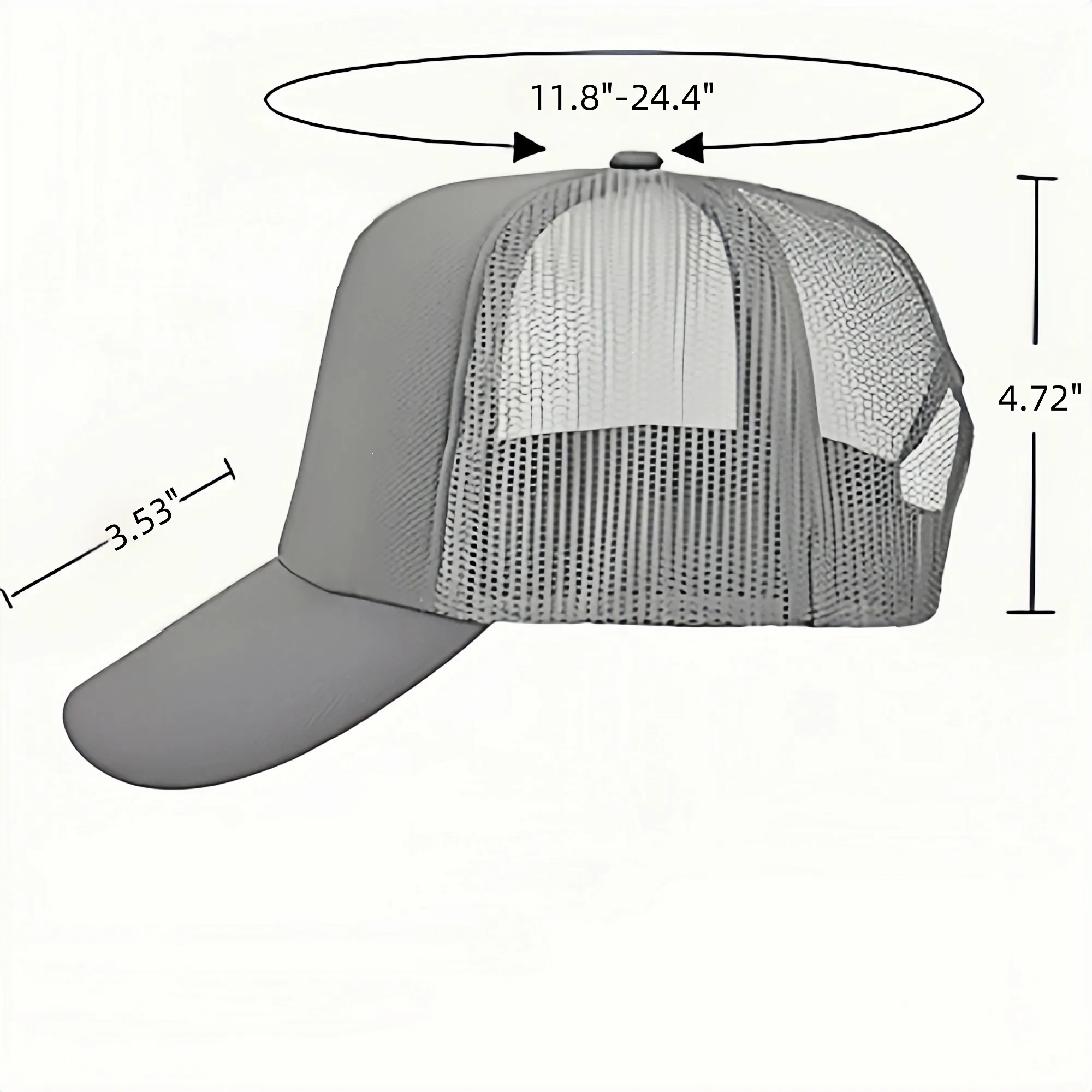 Foam Trucker Hat With Mesh Back 4