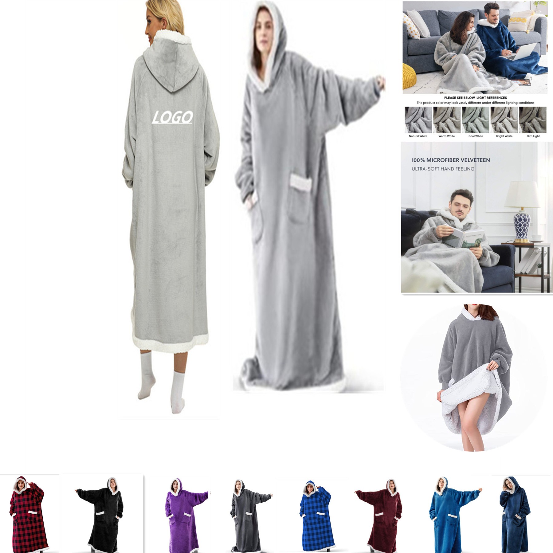 Sherpa Wearable Blanket 1