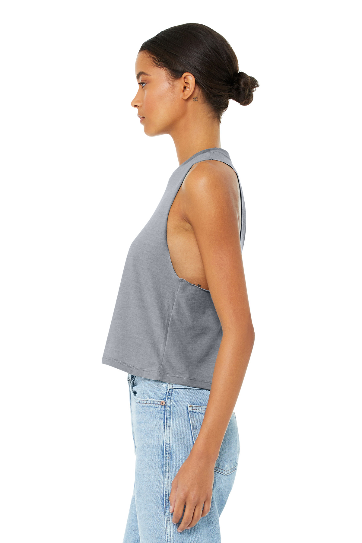 BELLA+CANVAS Women's Racerback Cropped Tank. BC6682 35