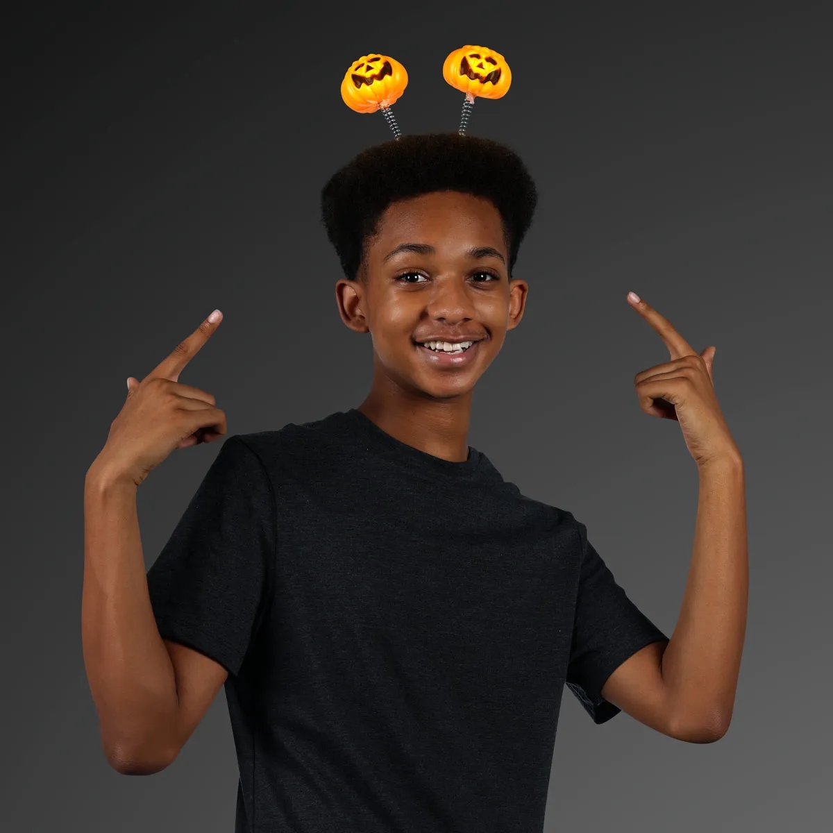 Light up pumpkin head bopper 3