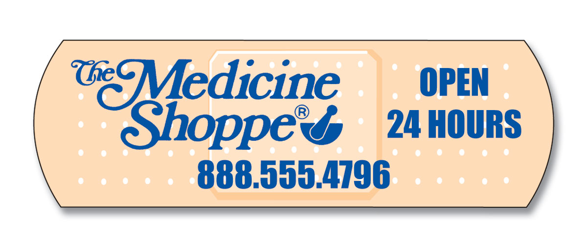 Magnet - Adhesive Bandage Shape (3.5x1.125) - 20 mil. 1