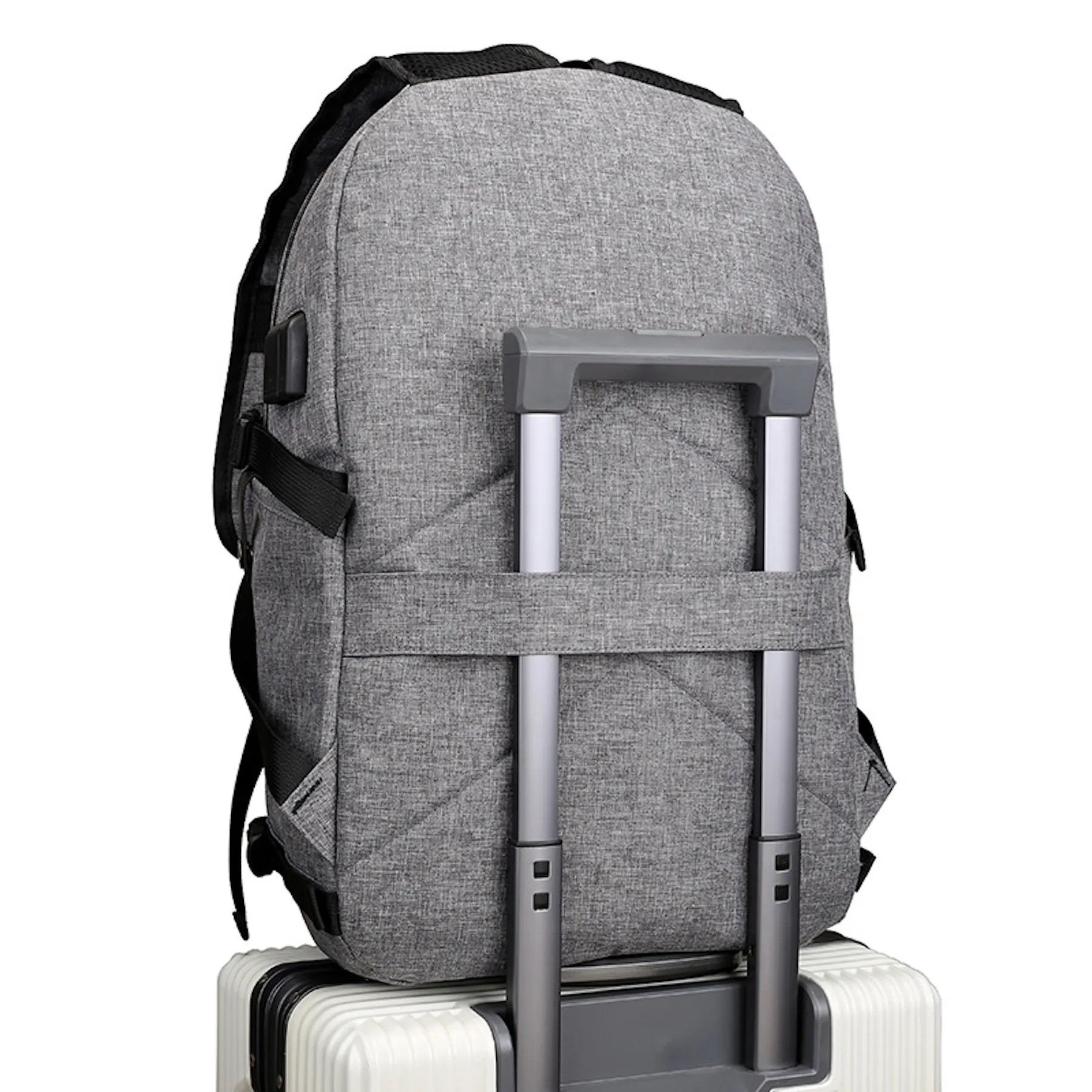 15.6" Anti-Theft Business Backpack USB Charging Port & Lock 9