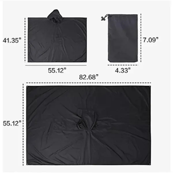 3-In-1 Multi-Functional Poncho Raincoat 6
