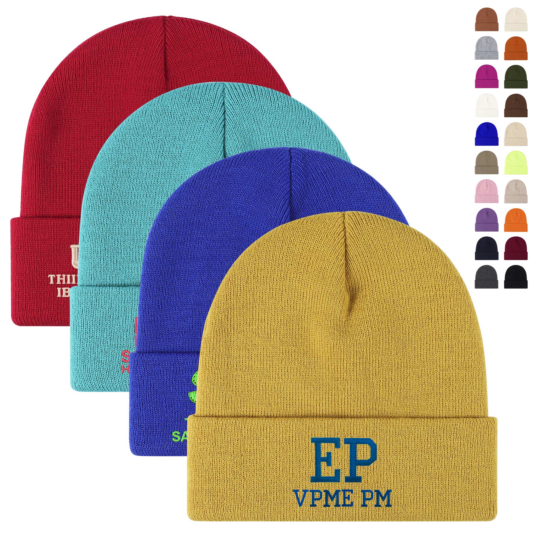 Acrylic Knitted Cap 20