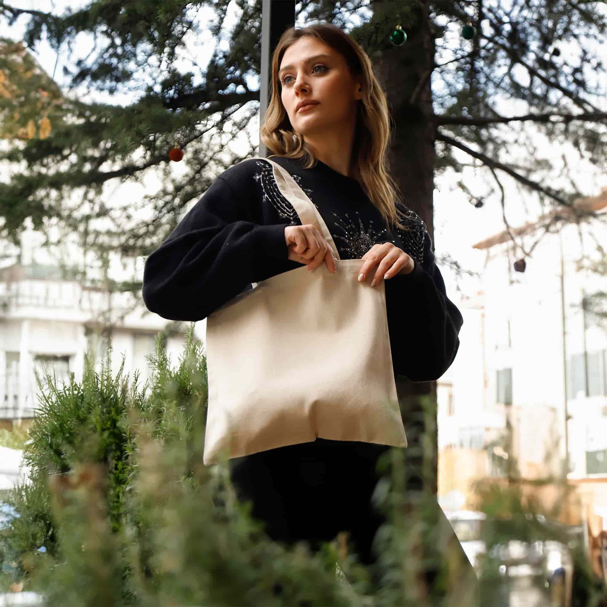 Convention Canvas Tote Bag, custom tote bag with logo imprint 5
