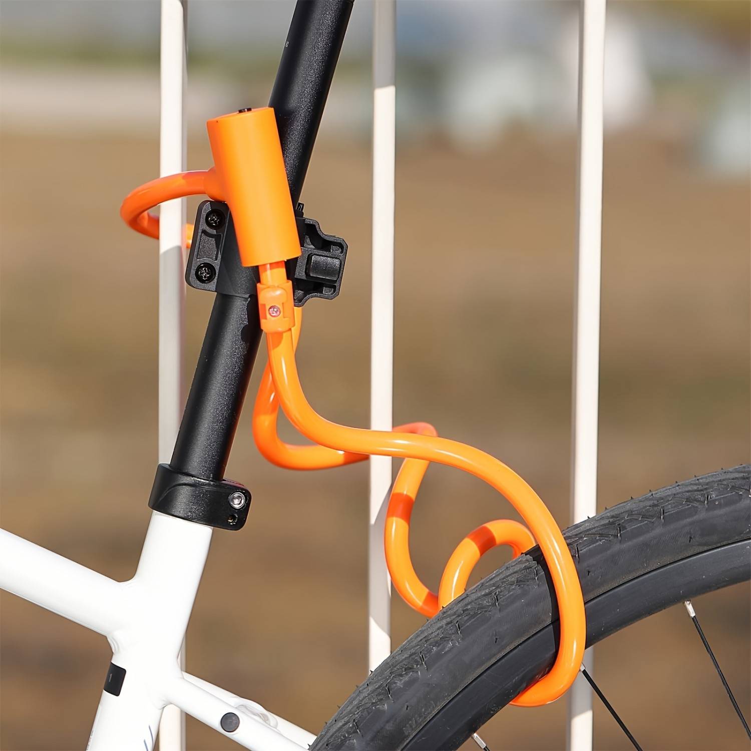 Portable Anti Theft PVC Bike Cable Lock 10