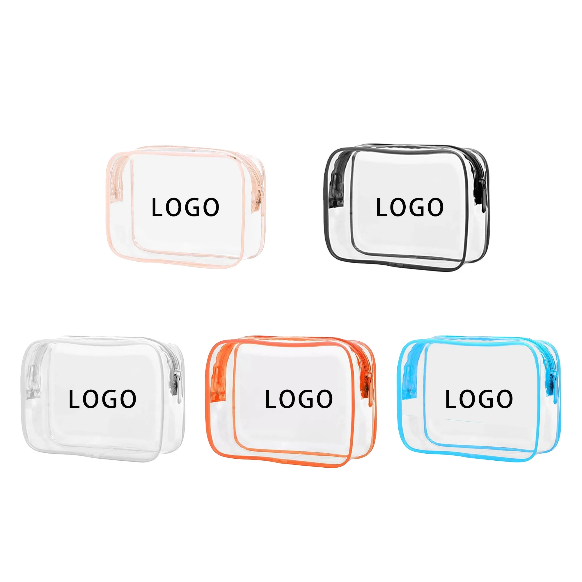 MOQ50 Travel Pvc Portable Make up Bag 5