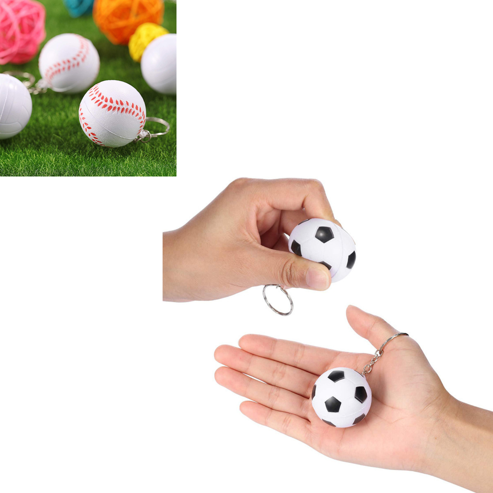 Fun & Squeezable Stress Relief Keychain Pendant 2