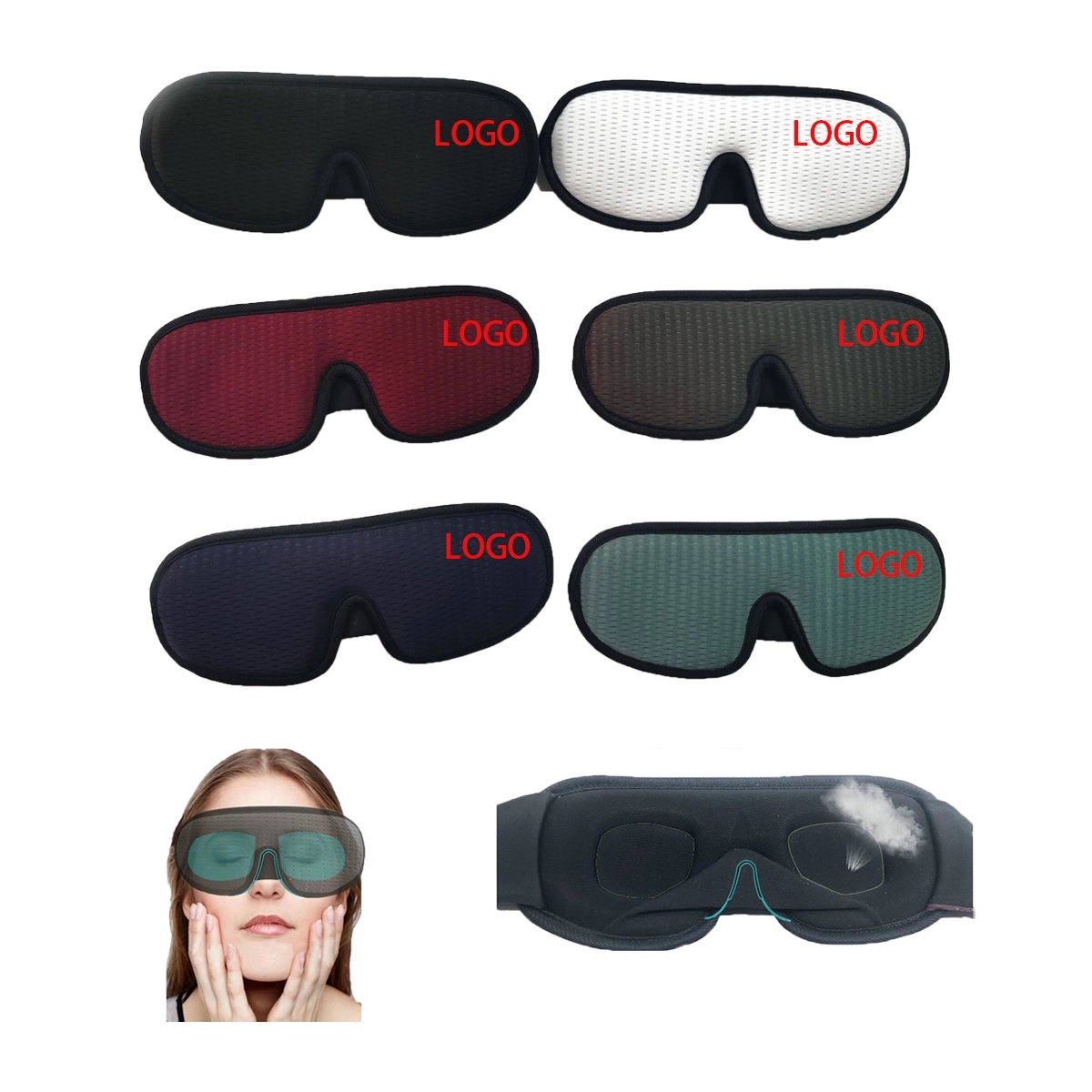 3D Breathable Eye Mask 1
