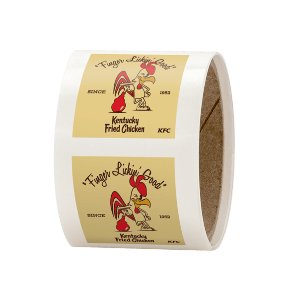 3" x 3" Square Roll Labels