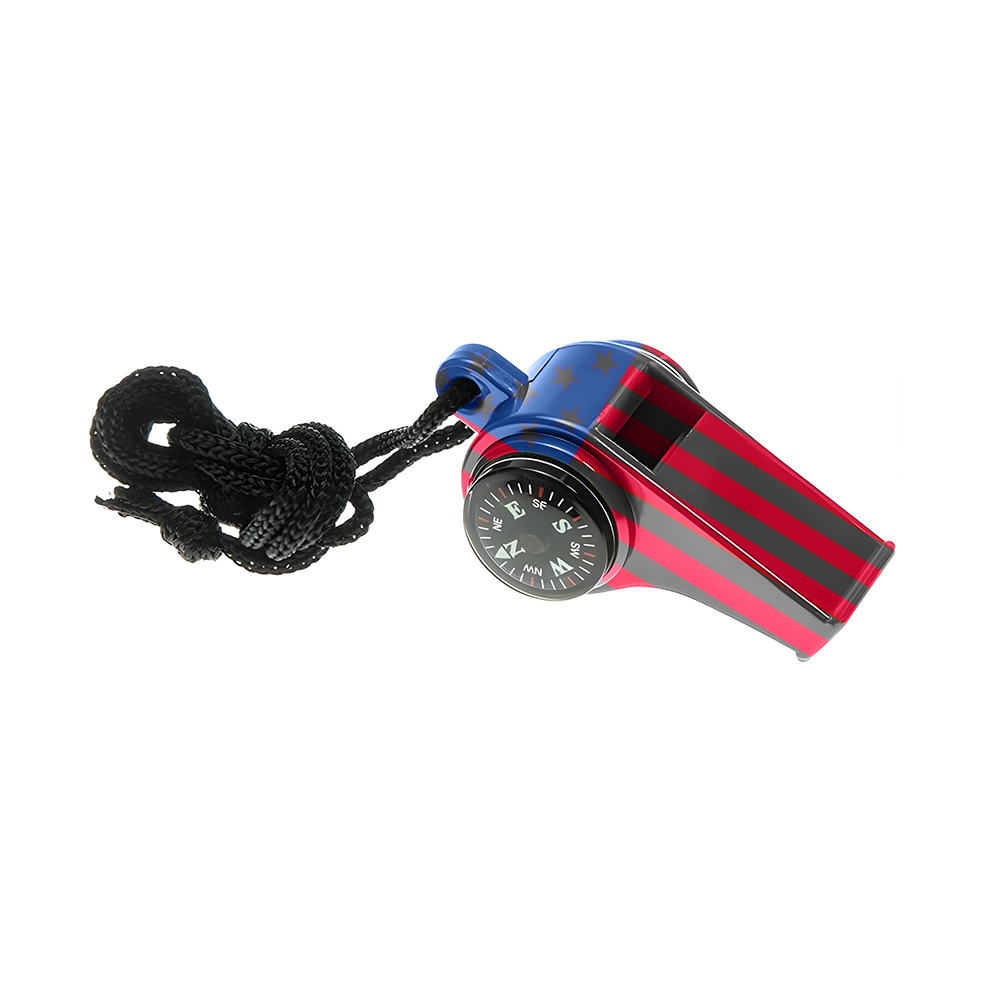 3-In-1 Compass Thermometer Whistle 1