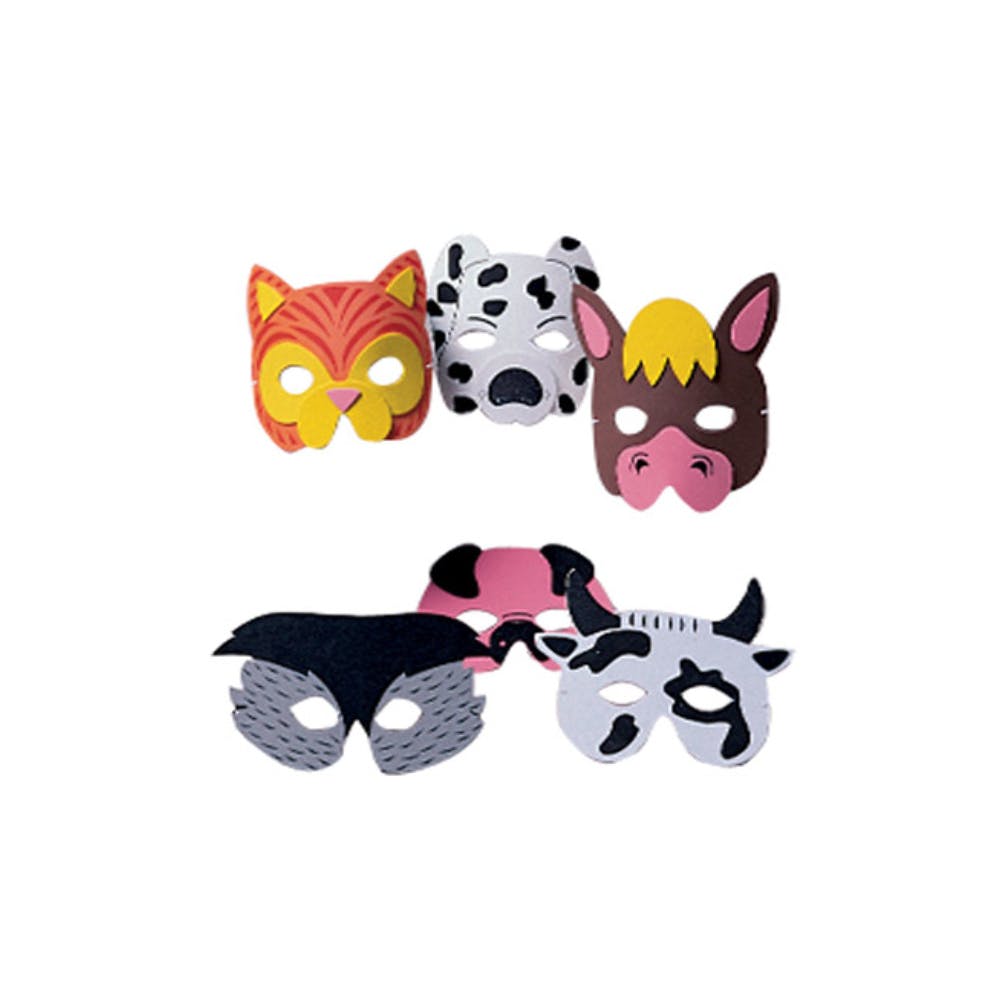 Foam Animal Masks - Assorted 2