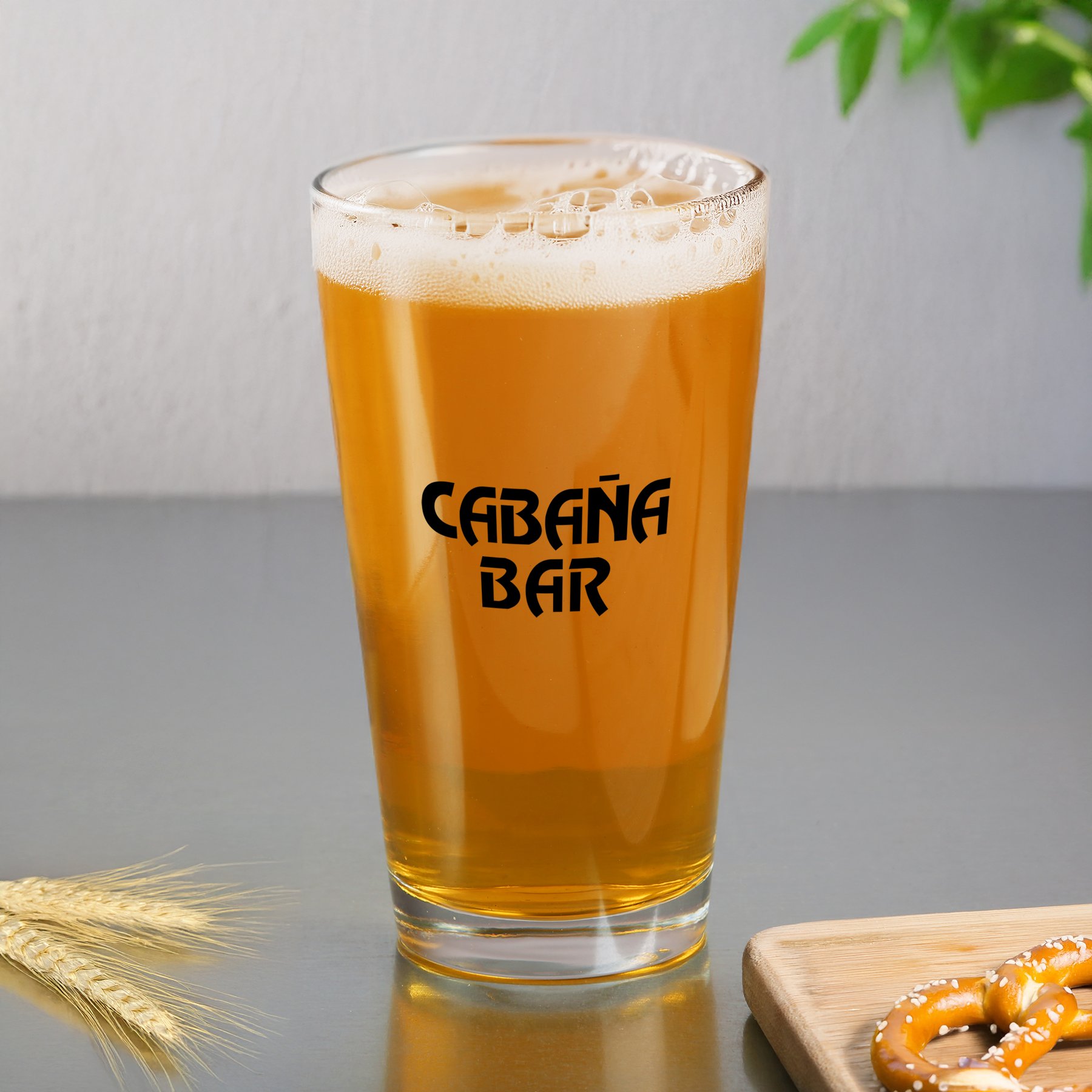 16 Oz. Plymouth Pint Glass