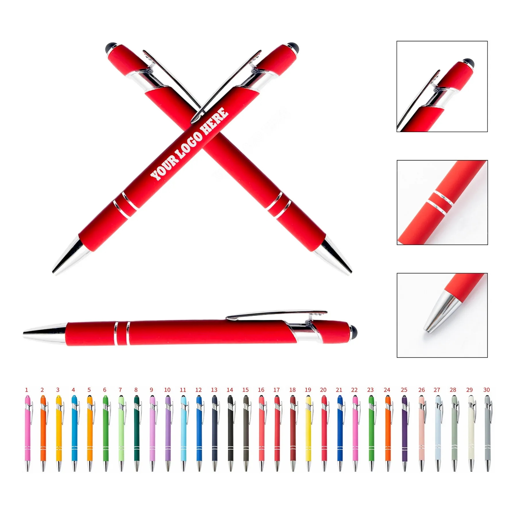Ballpoint Pen with Stylus Tip 10