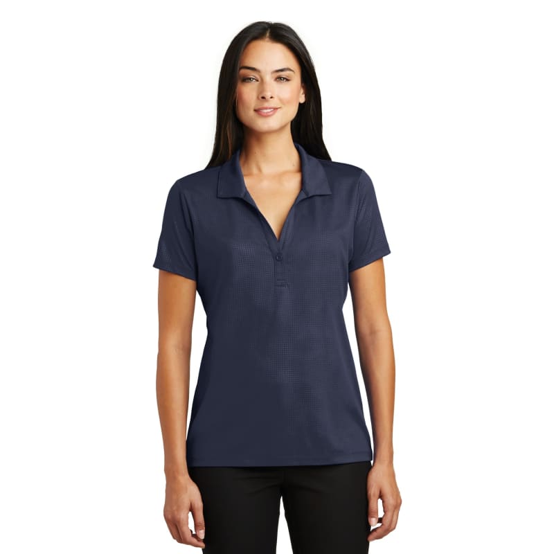 Sport-Tek Women's Embossed PosiCharge Tough Polo . 12