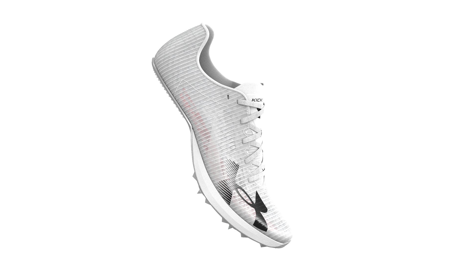 UA Kick Sprint 5 Unisex Track Spikes 3