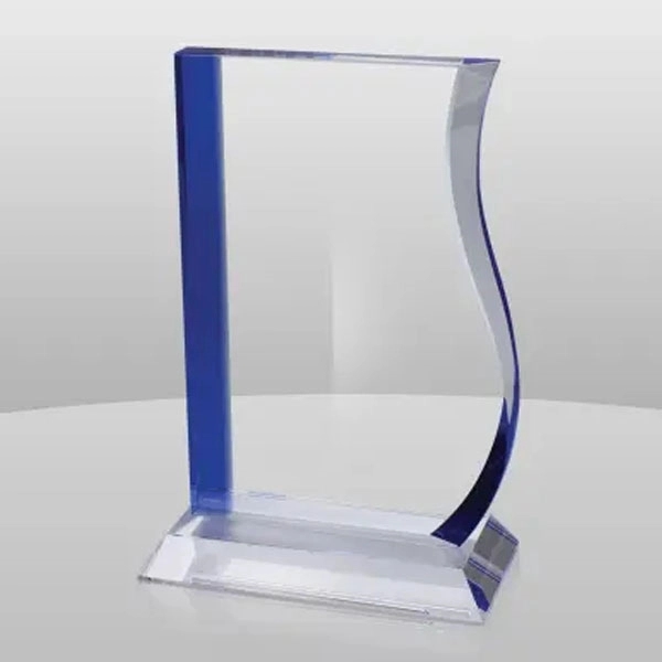 Blue Wave Crystal Award 3