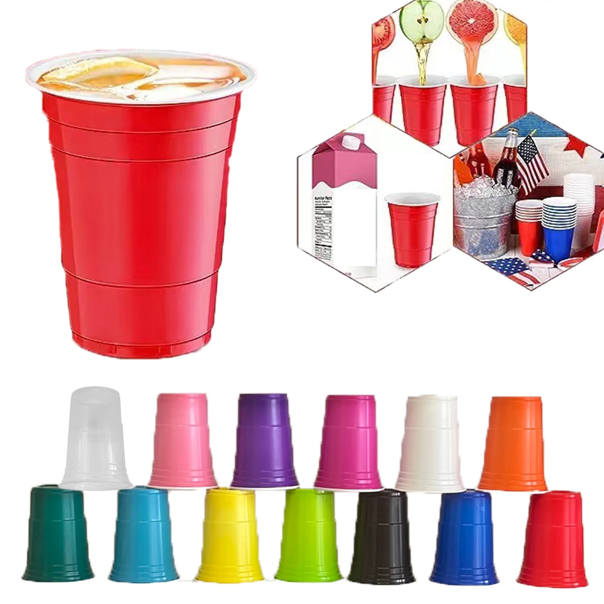 Customized 16oz Plastic Stadium Cups 1