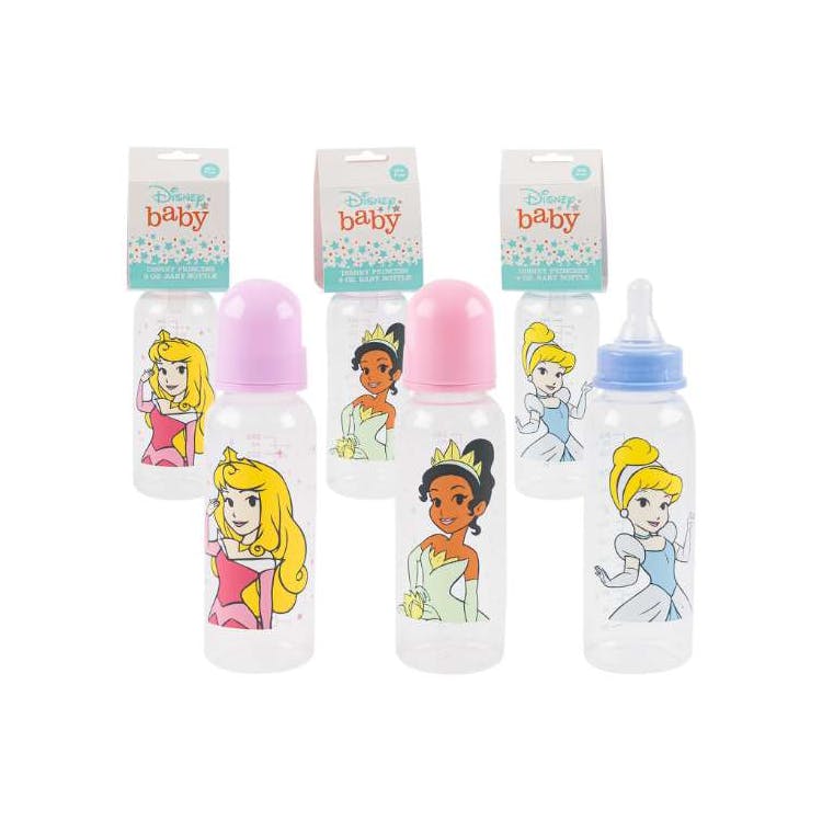 Disney Baby Bottles - 3 Princess Styles 9 oz 2