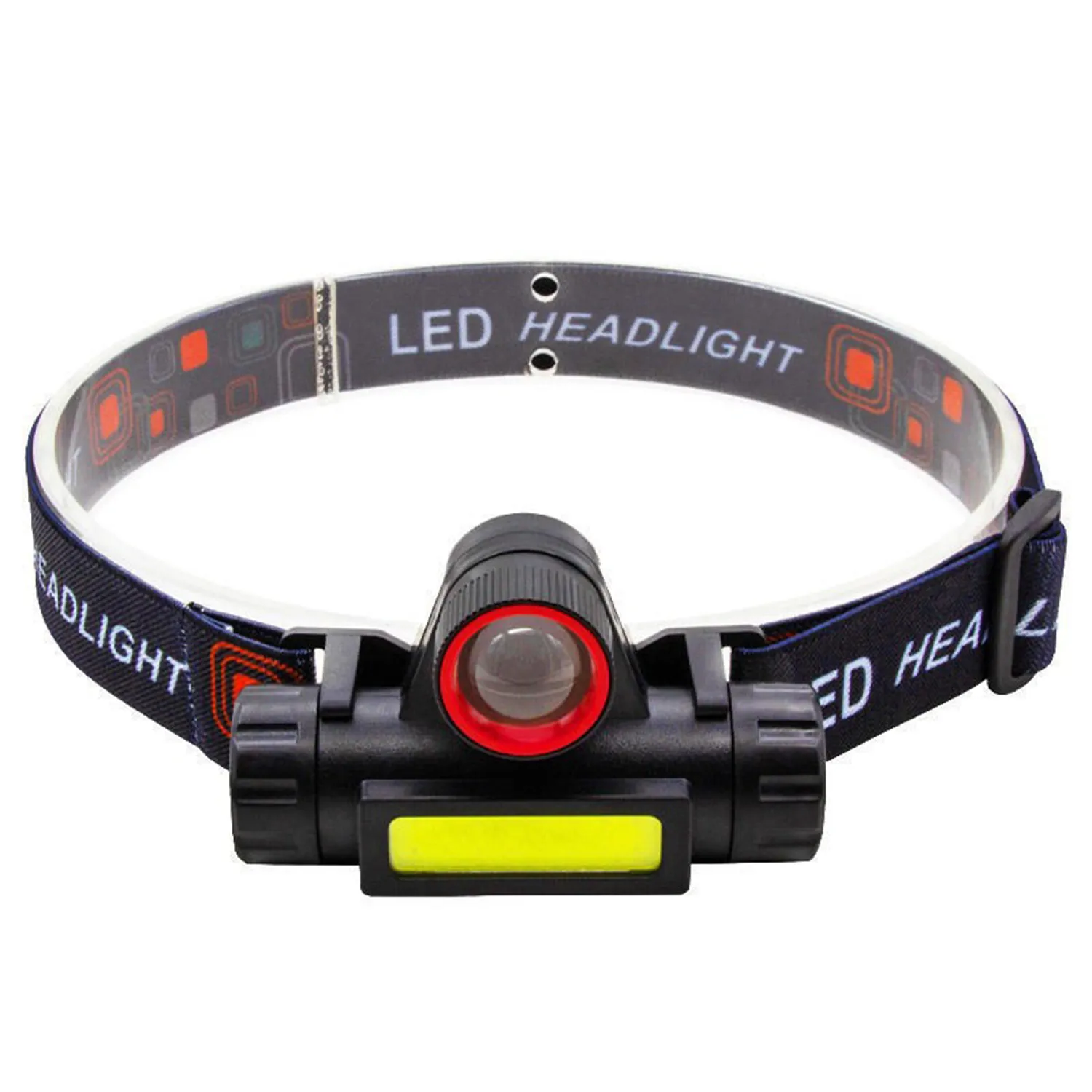 Led & Cob Rechargeable Headlamp With Magnet 4