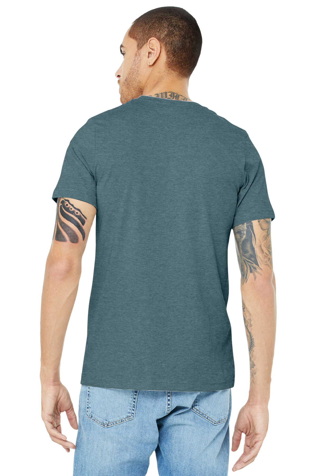 BELLA+CANVAS Unisex Heather CVC Short Sleeve Tee. BC3001CVC 136