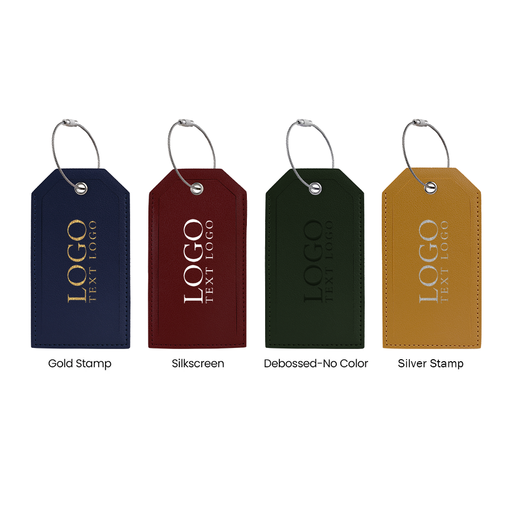 Soft Vegan Leather Luggage Tag 11