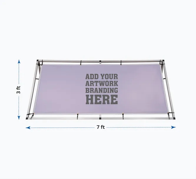 Horizontal A Frame with Banner (21ft x 3ft) 6